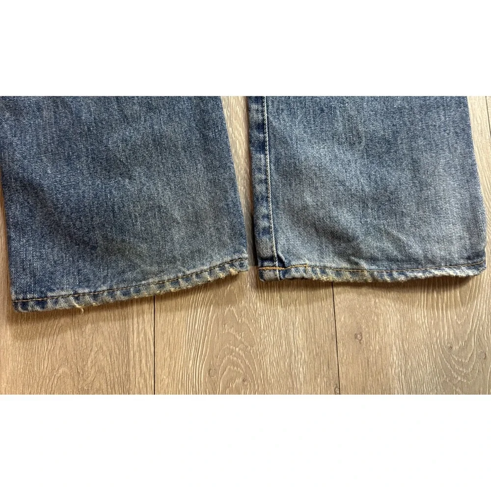 Vintage Polo Ralph Lauren‎ Jeans Men's 32 Baggy Relaxed Light Wash Actual 36x33